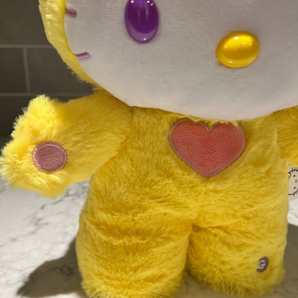NEW Hello Kitty Easter Side Stepper yellow bunny musical animated plush - Picture 5 of 8